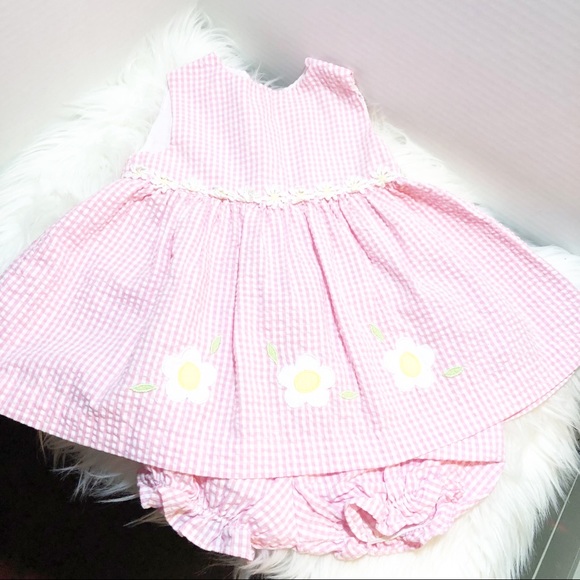 B.t Other - b.t. Pink Seersucker 2-piece Summer Dress